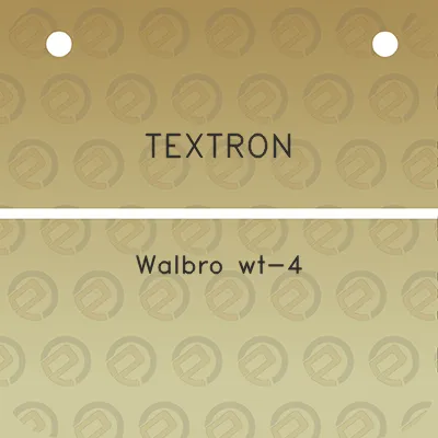 textron-walbro-wt-4