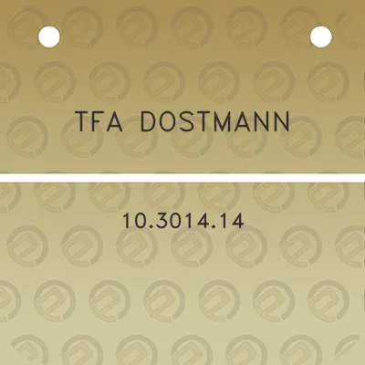 tfa-dostmann-10301414