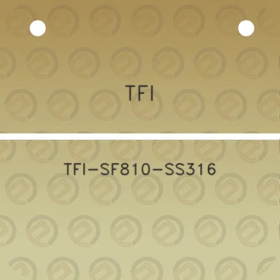 tfi-tfi-sf810-ss316