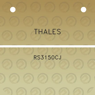 thales-rs3150cj