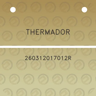 thermador-260312017012r