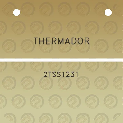 thermador-2tss1231