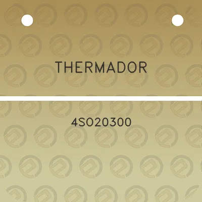 thermador-4so20300