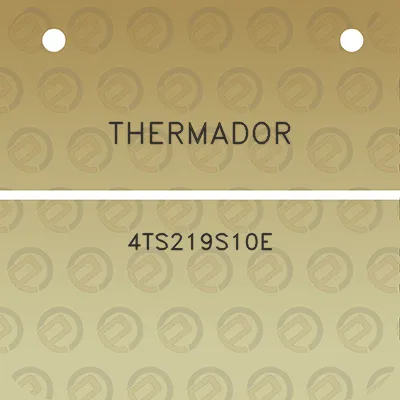 thermador-4ts219s10e