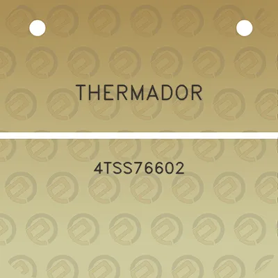 thermador-4tss76602