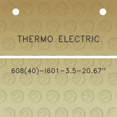 thermo-electric-60840-i601-35-2067