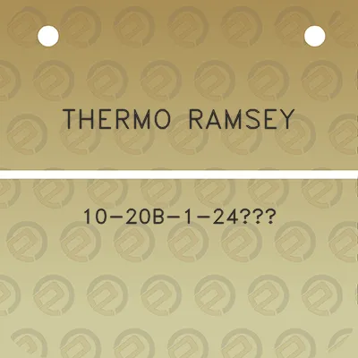 thermo-ramsey-10-20b-1-24