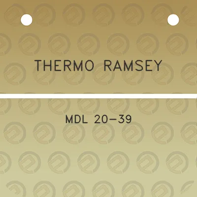 thermo-ramsey-mdl-20-39