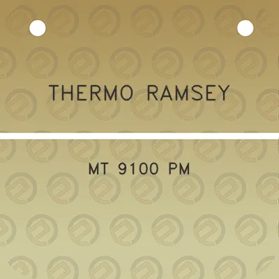 thermo-ramsey-mt-9100-pm