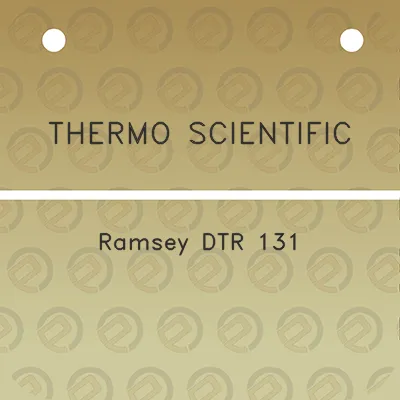 thermo-scientific-ramsey-dtr-131