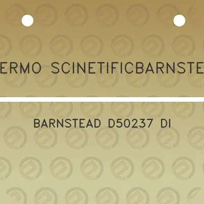 thermo-scinetificbarnstead-barnstead-d50237-di