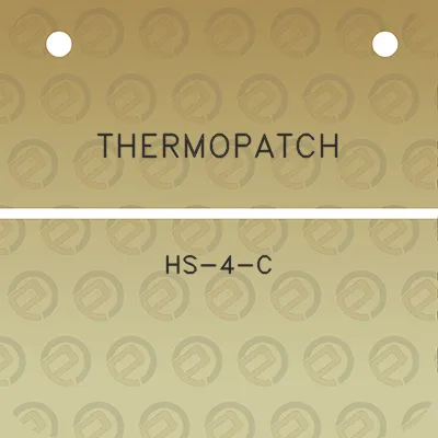 thermopatch-hs-4-c