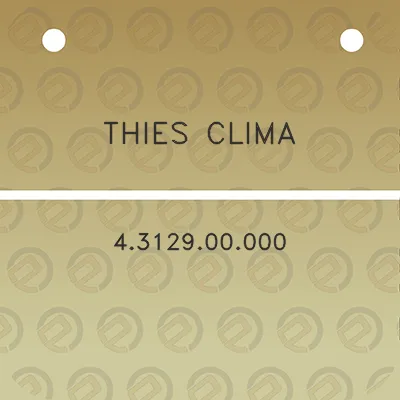 thies-clima-4312900000