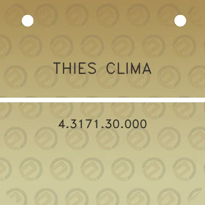 thies-clima-4317130000