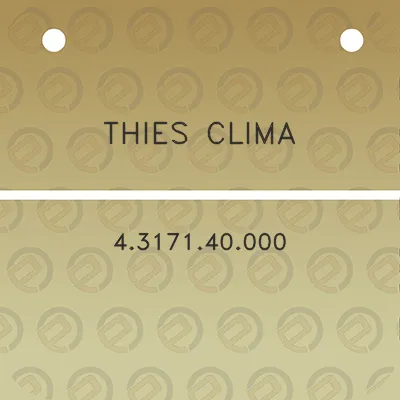 thies-clima-4317140000