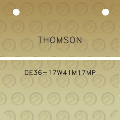 thomson-de36-17w41m17mp