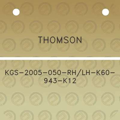 thomson-kgs-2005-050-rhlh-k60-943-k12