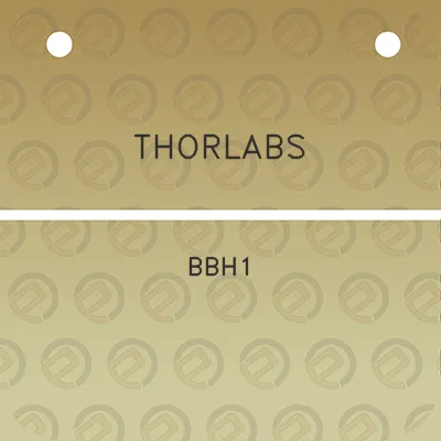 thorlabs-bbh1