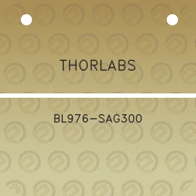 thorlabs-bl976-sag300