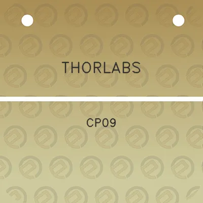 thorlabs-cp09