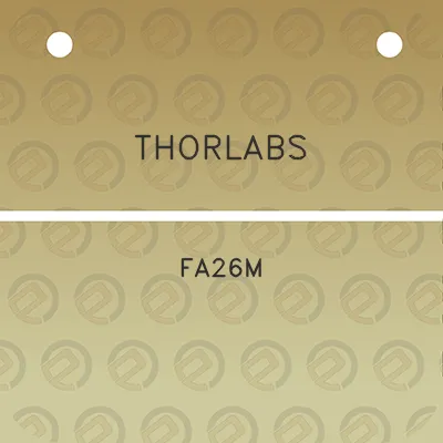 thorlabs-fa26m