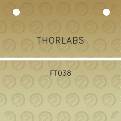 thorlabs-ft038