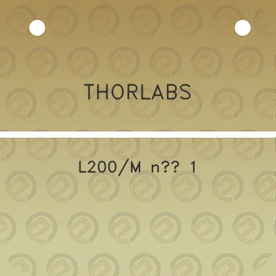 thorlabs-l200m-n-1