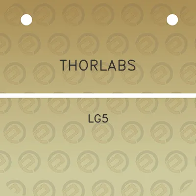 thorlabs-lg5