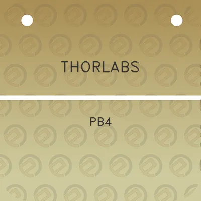 thorlabs-pb4