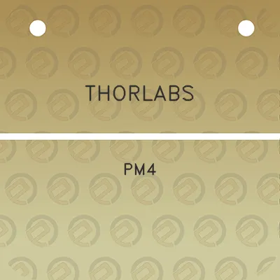 thorlabs-pm4