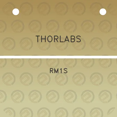 thorlabs-rm1s