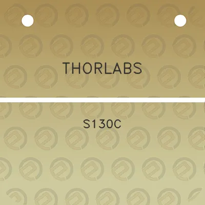 thorlabs-s130c