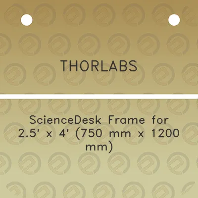 thorlabs-sciencedesk-frame-for-25-x-4-750-mm-x-1200-mm