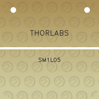 thorlabs-sm1l05