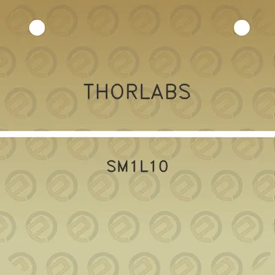 thorlabs-sm1l10