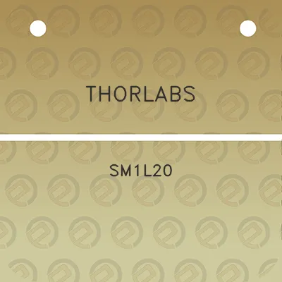 thorlabs-sm1l20