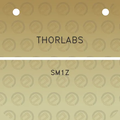 thorlabs-sm1z