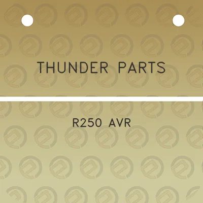 thunder-parts-r250-avr