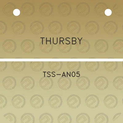 thursby-tss-an05