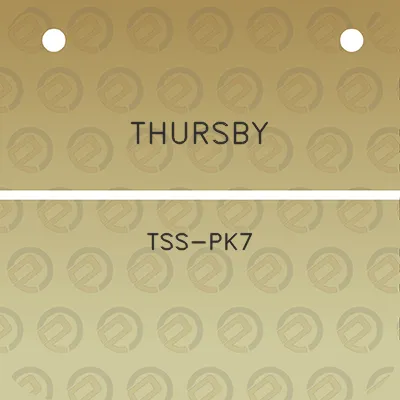 thursby-tss-pk7