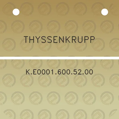 thyssenkrupp-ke00016005200