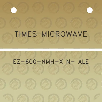 times-microwave-ez-600-nmh-x-n-ale