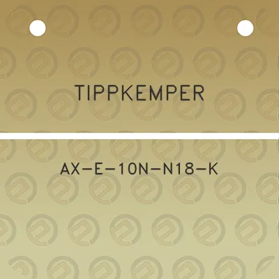 tippkemper-ax-e-10n-n18-k