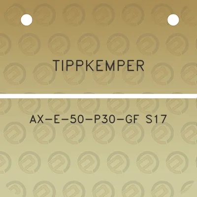 tippkemper-ax-e-50-p30-gf-s17