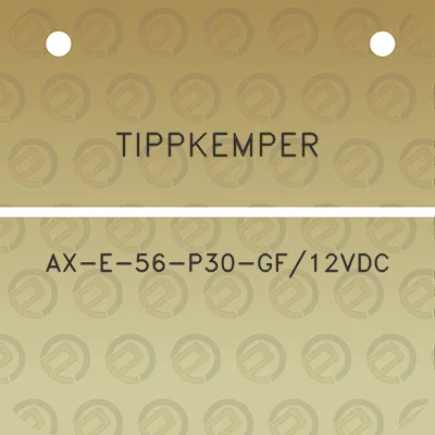 tippkemper-ax-e-56-p30-gf12vdc