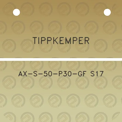 tippkemper-ax-s-50-p30-gf-s17