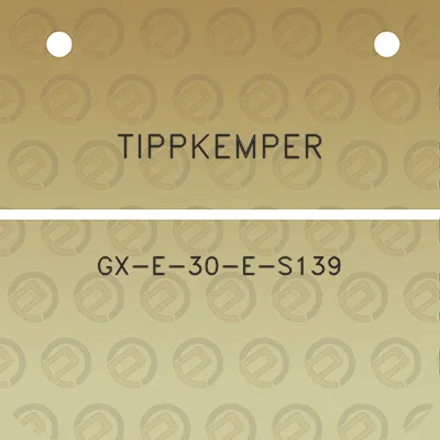 tippkemper-gx-e-30-e-s139