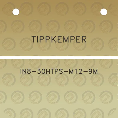 tippkemper-in8-30htps-m12-9m