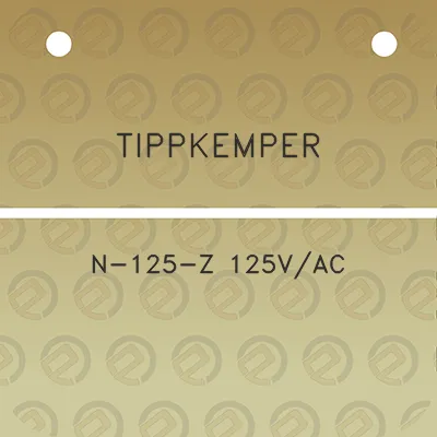 tippkemper-n-125-z-125vac