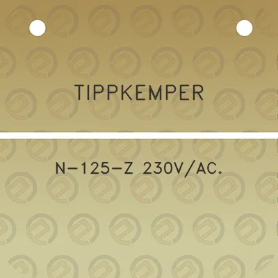 tippkemper-n-125-z-230vac